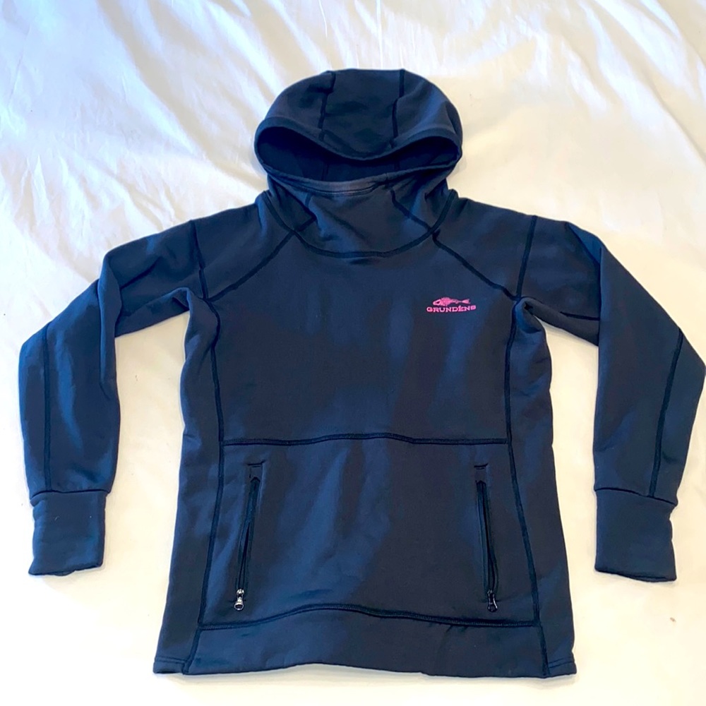 Grundens woman hoodie black - Medium